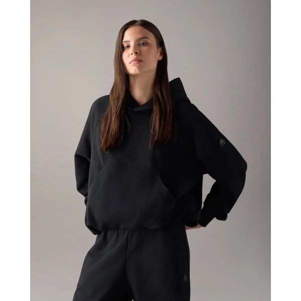 Moose Knuckles YYZ Hoodie in Black | Hoodies | Coveti