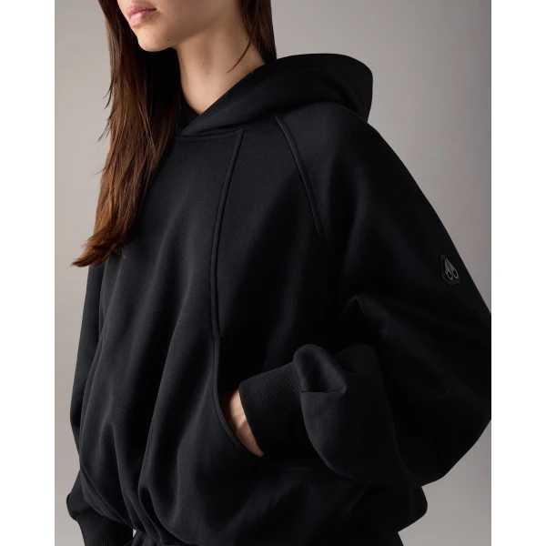 Moose Knuckles YYZ Hoodie in Black | Hoodies | Coveti