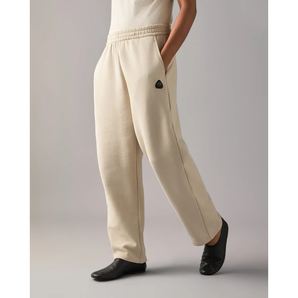 Moose Knuckles YYZ Joggers in Alabaster | Sweatpants | Coveti