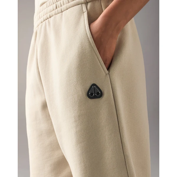 Moose Knuckles YYZ Joggers in Alabaster | Sweatpants | Coveti