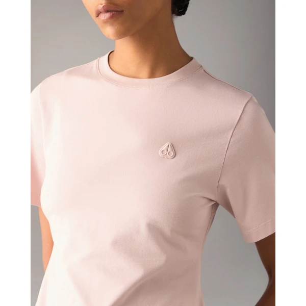 Moose Knuckles YYZ T-Shirt in Rosewood | T-shirts | Coveti