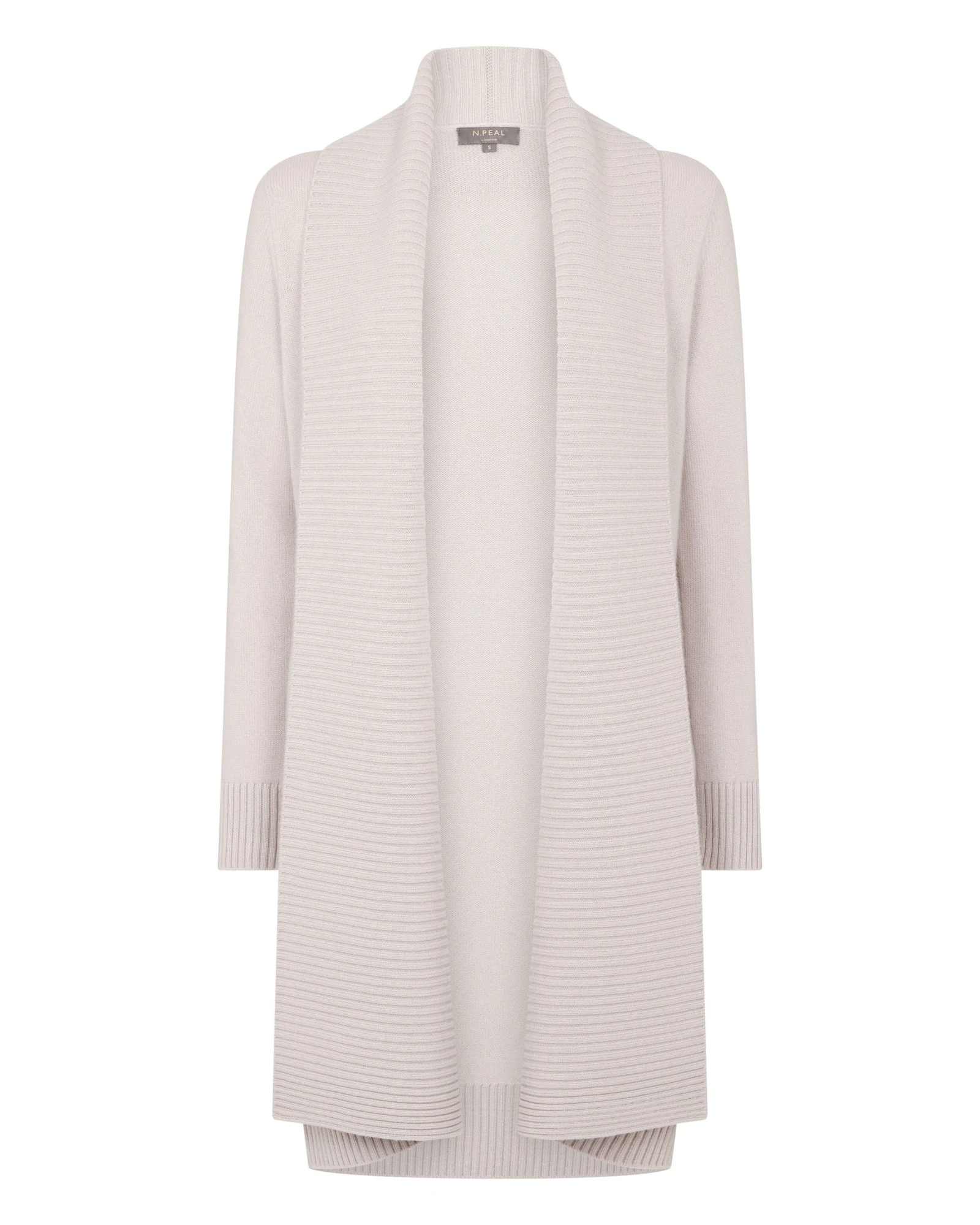 N.Peal Abbey Cashmere Cardigan in Snow Grey N.Peal Abbey Cashmere Cardigan in Snow Grey | Cardigan | Coveti
