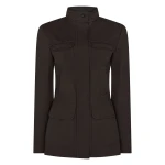 N.Peal Avola Weatherproof Jacket in Chocolate Brown | Jackets | Coveti