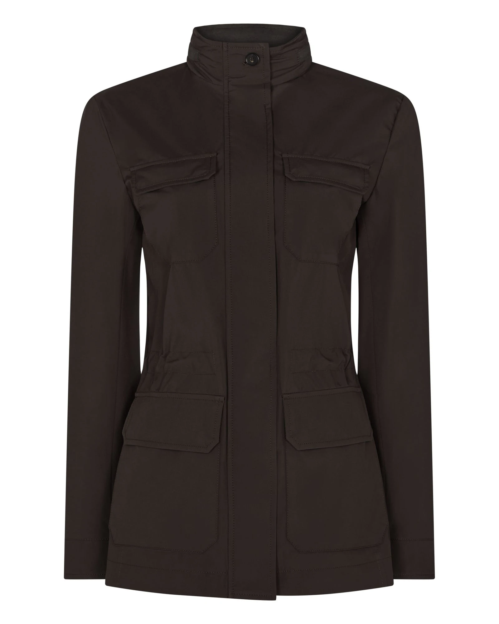 N.Peal Avola Weatherproof Jacket in Chocolate Brown N.Peal Avola Weatherproof Jacket in Chocolate Brown | Jackets | Coveti