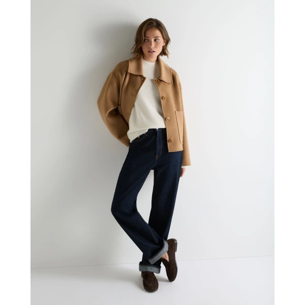 N.Peal Cashmere Crew Neck Jumper in New Ivory White