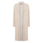 N.Peal Double Face Robe Cashmere Cardigan in Ecru White | Cardigan | Coveti