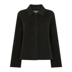 N.Peal Laurel Fur Collared Jacket in Green | Jackets | Coveti