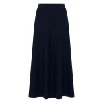 N.Peal Luxe Circle Skirt in Navy Blue | Maxi Skirts | Coveti
