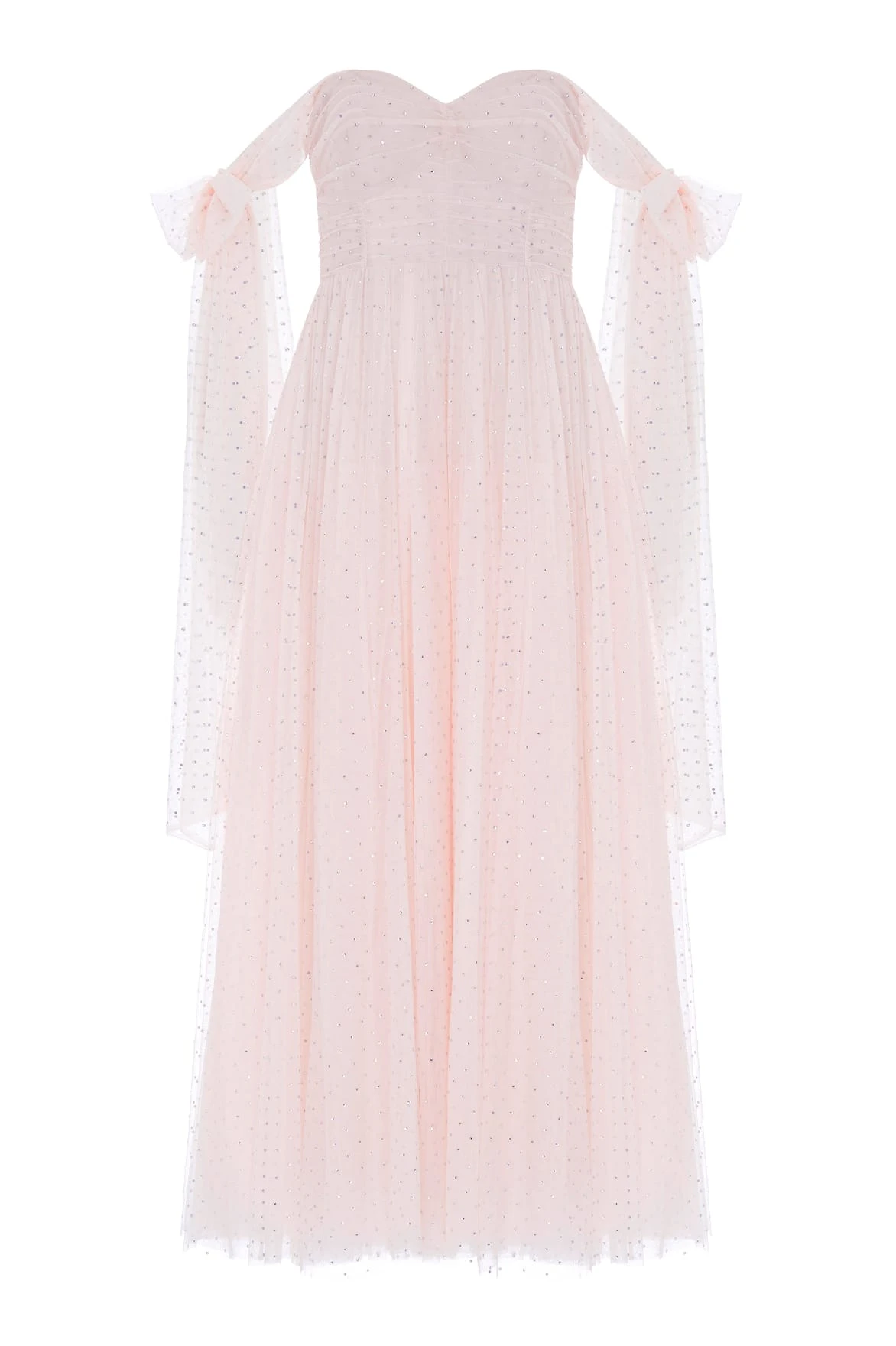 Needle and Thread Amaya Shimmer Gown in Soft Peony Needle and Thread Amaya Shimmer Gown in Soft Peony | Evening Gowns | Coveti