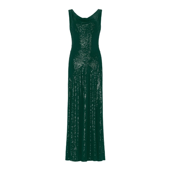 Needle & Thread Evangeline Sequin Cowl Neck Gown