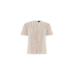 Needle and Thread Jet Frill Blouse in Soft Peony / Silver | Blouse | Coveti