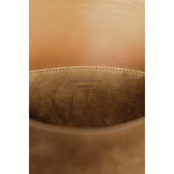 Amal Bag in Toffee Suede - Image 5