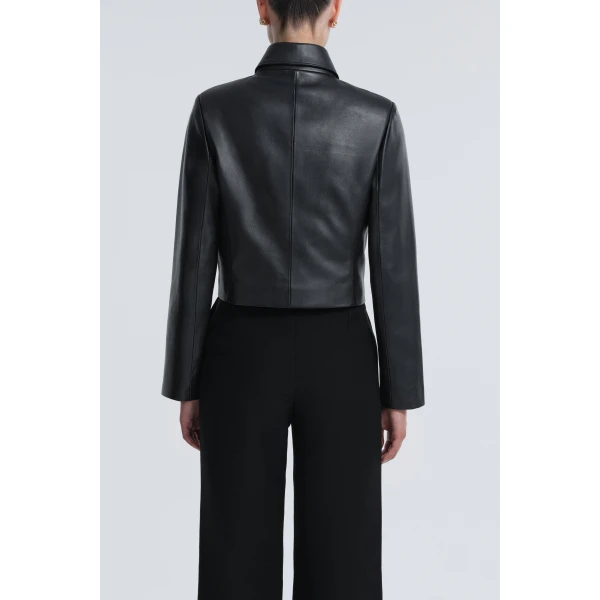 Parisian Leather and Shearling at Coveti
