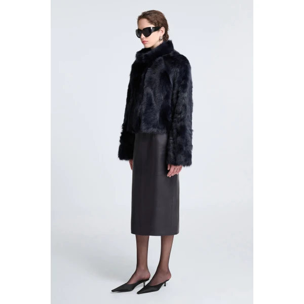 Parisian Leather and Shearling at Coveti