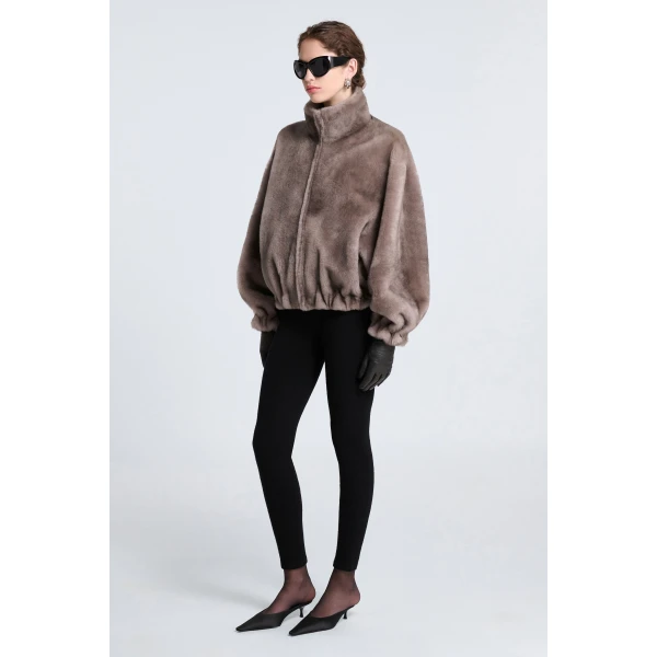Parisian Leather and Shearling at Coveti
