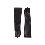 Nour Hammour Elbow Long Gloves in Black