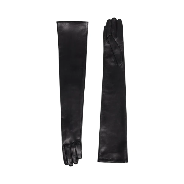 Nour Hammour Elonge Extra Long Gloves in Black