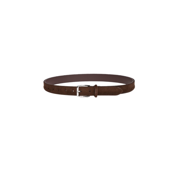 Nour Hammour Everyday Belt in Brown Ponyhair