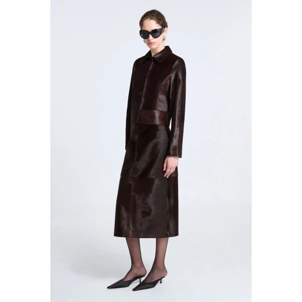 Parisian Leather and Shearling at Coveti