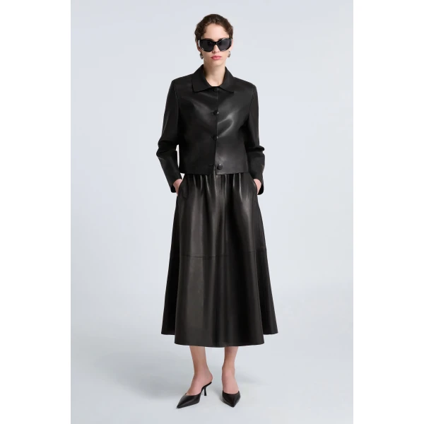 Parisian Leather and Shearling at Coveti