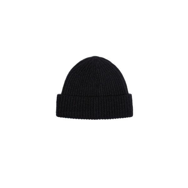 Nour Hammour Jace Cashmere Beanie in Black