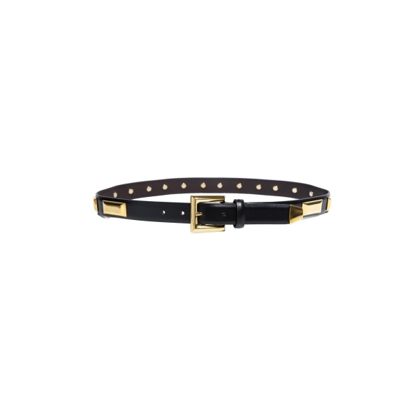Nour Hammour Josephine Belt in Black and Gold
