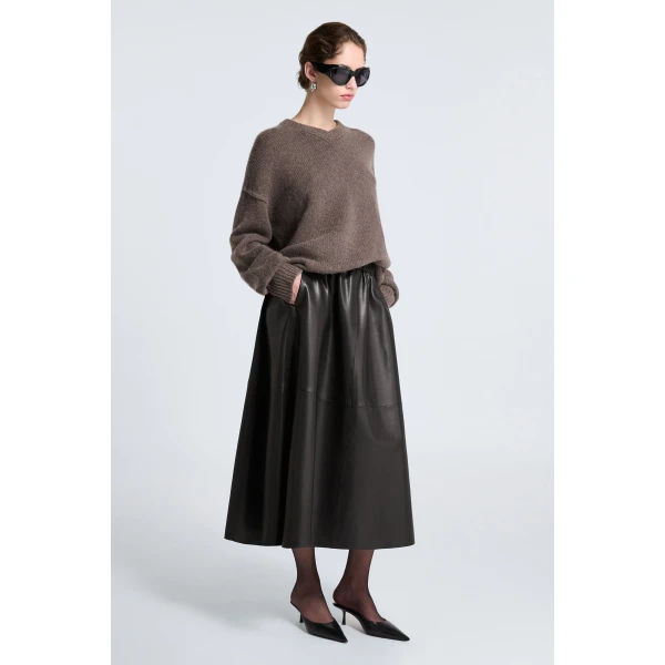 Parisian Leather and Shearling at Coveti