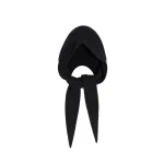 Nour Hammour Niale Cashmere Foulard in Black