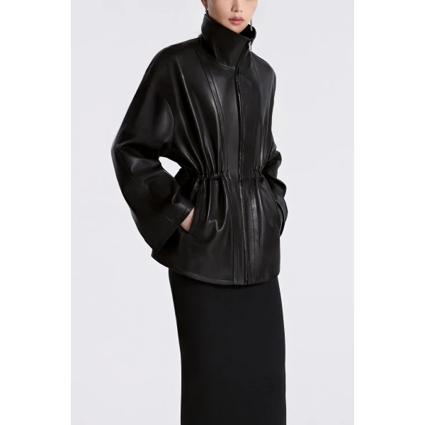 Parisian Leather and Shearling at Coveti