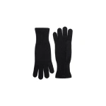Nour Hammour Wrislet Cashmere Gloves in Black | Gloves | Coveti
