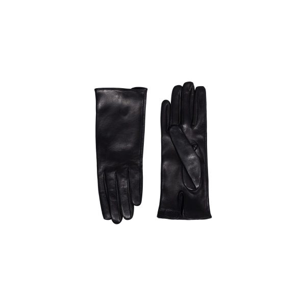 Nour Hammour Wrislet Short Gloves in Black