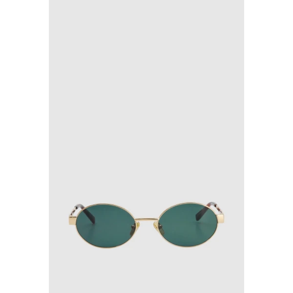 Oroton Alex Sunglasses Gold, view 3