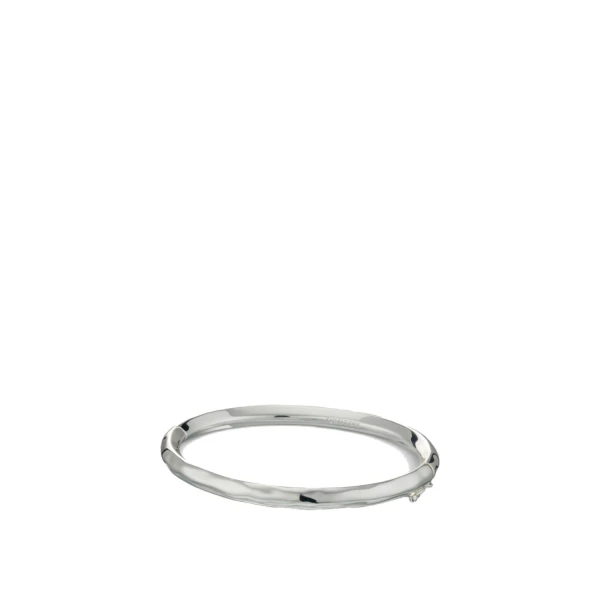 Oroton Aurie Bangle Bright Silver