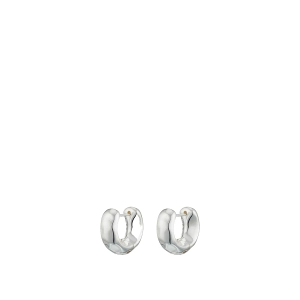 Oroton Aurie Huggie Bright Silver
