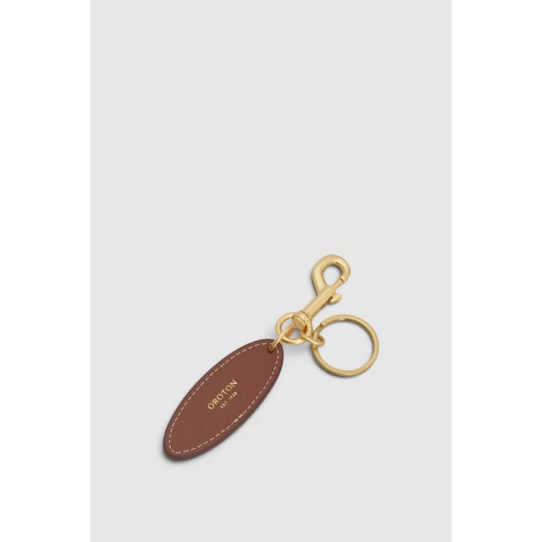 Oroton Bakery Baguette Keyring Chestnut, view 2