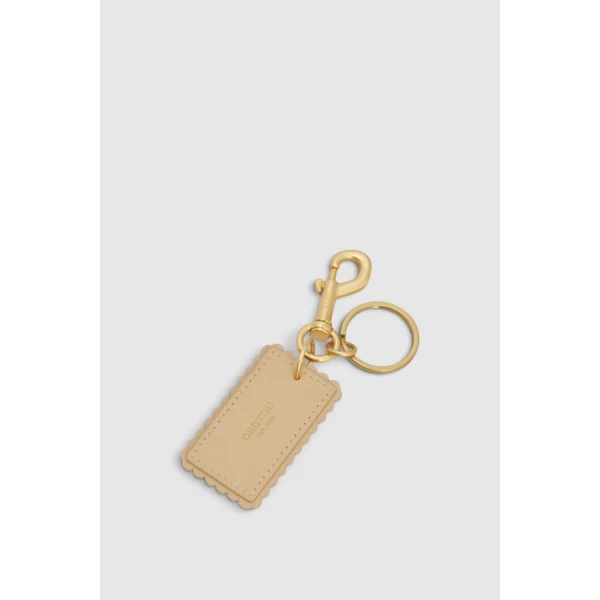 Oroton Bakery Nice Biscuit Keyring Butterscotch, view 2