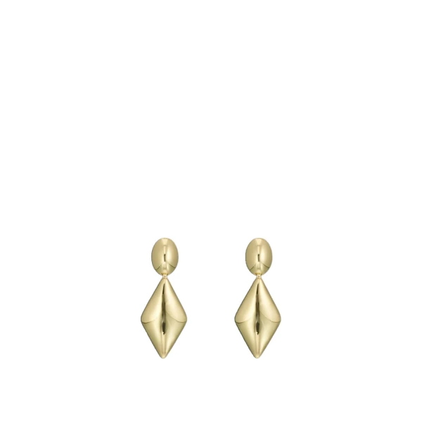 Oroton Banks Drop Earrings Gold