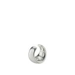 Oroton Banks Earcuff Bright Silver