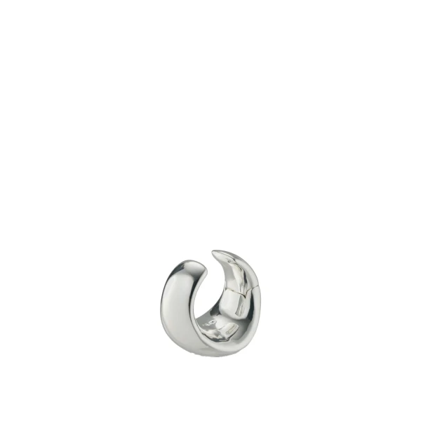 Oroton Banks Earcuff Bright Silver
