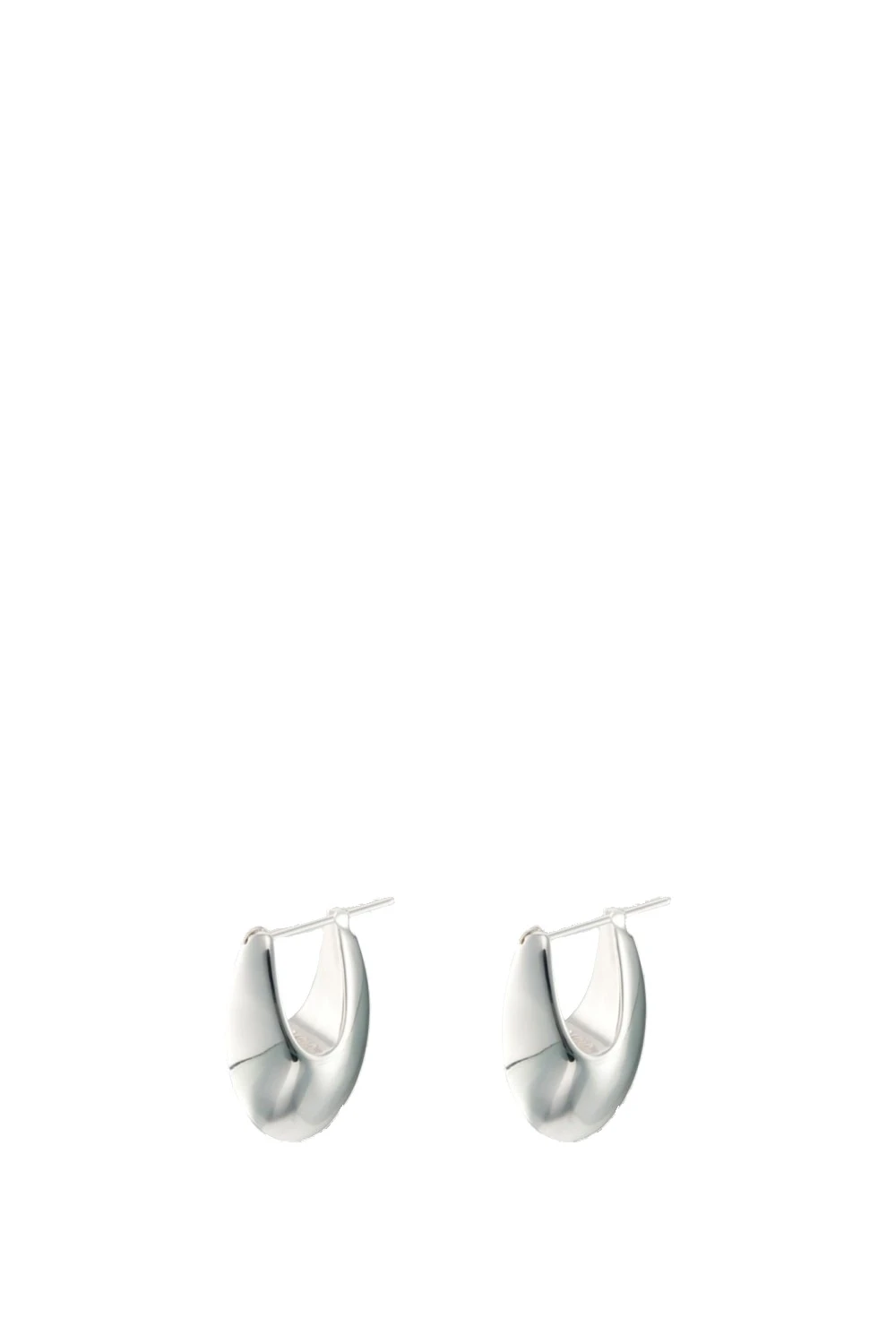 Oroton Banks Hoop Earrings Bright Silver | Earrings | Coveti Oroton Banks Hoop Earrings Bright Silver