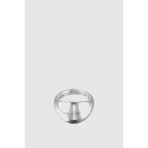 Oroton Banks Ring Bright Silver, view 3