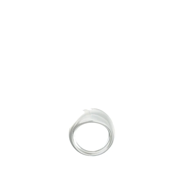 Oroton Banks Ring Bright Silver