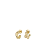 Oroton Briar Hoop Earrings Gold