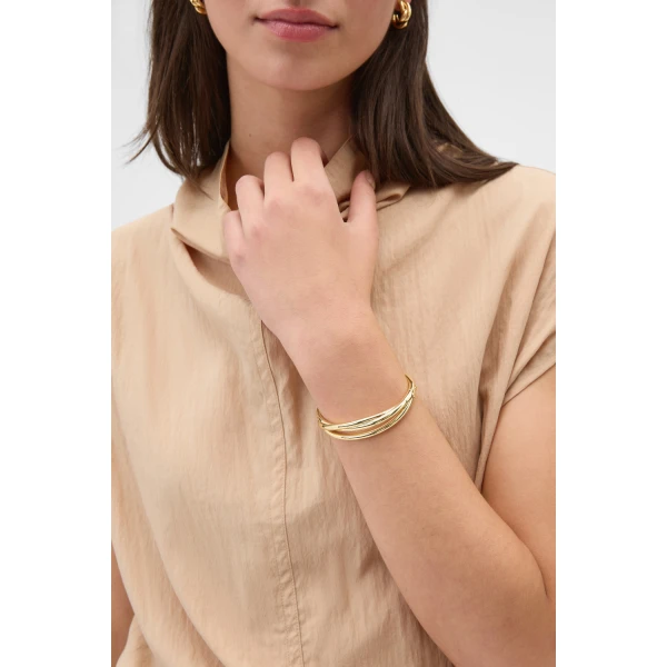Oroton Briar Split Cuff Gold, view 2