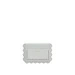 Oroton Broidery Smooth Credit Card Sleeve Frost