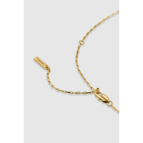 Oroton Cameron Fine Chain Necklace Gold, view 2