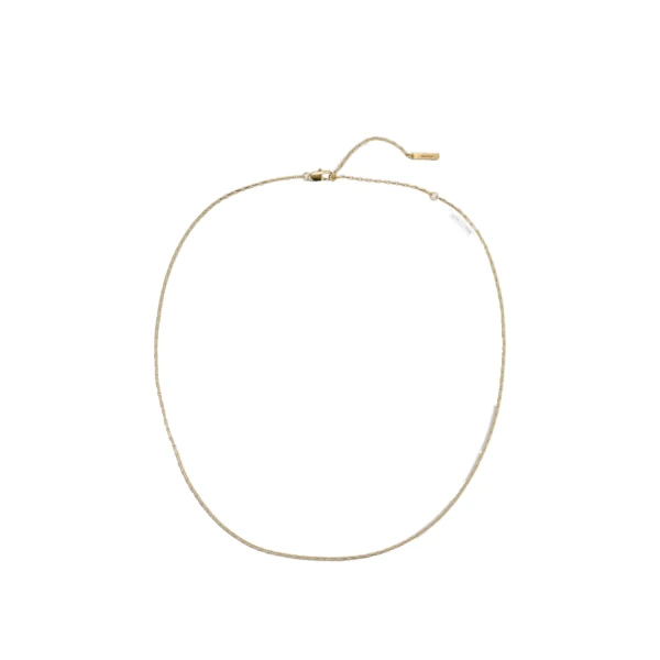 Oroton Cameron Fine Chain Necklace Gold