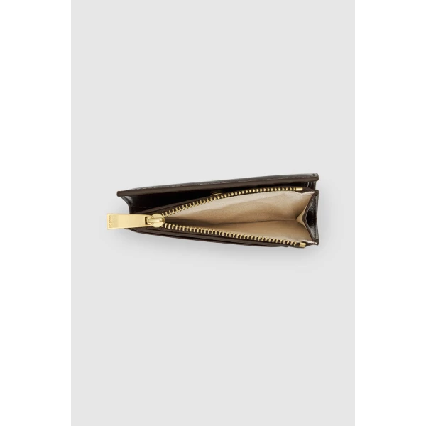 Oroton Cecile 10 Credit Card Mini Zip Wallet Copper, view 2