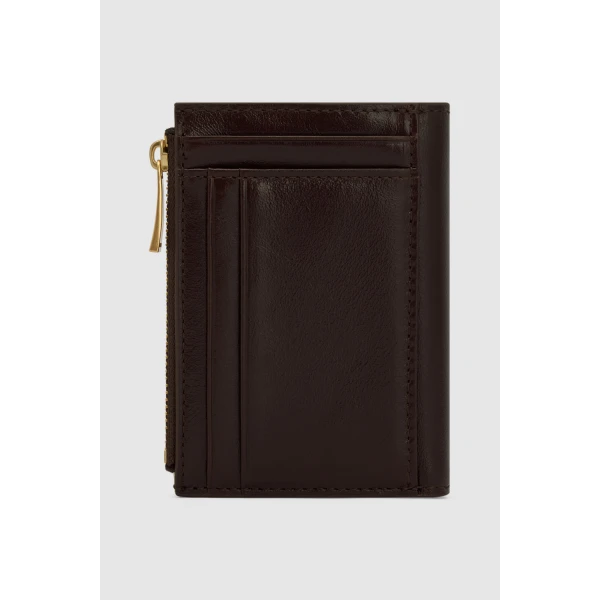 Oroton Cecile 10 Credit Card Mini Zip Wallet Copper, view 4