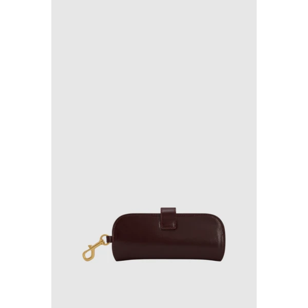Oroton Cecile Sunglass Case Copper, view 4
